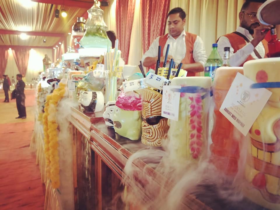 Molecular Bar Setup, russian female bartenders in delhi