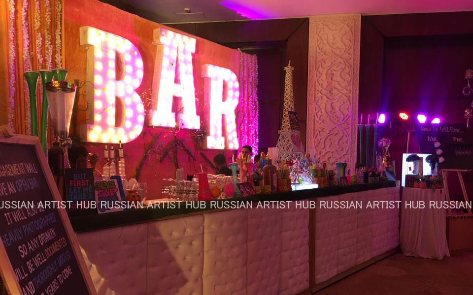 russian female bartenders in delhi